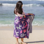 Balloon Party - Strandtuch für Kinder - schadstofffrei, schnelltrocknend  & sanft zur Haut (140cm x 70cm) - WOODSANDWAVES