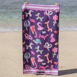 Balloon Party - Strandtuch für Kinder - schadstofffrei, schnelltrocknend  & sanft zur Haut (140cm x 70cm) - WOODSANDWAVES