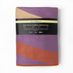 Slow Sunrise - Sandabweisendes Strandtuch mit Geheimfach - WOODSANDWAVES