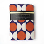 Retro Revival - Sandabweisendes Strandtuch mit Geheimfach - WOODSANDWAVES