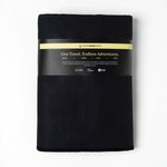 Clear Black- Sandabweisendes Strandtuch mit Geheimfach - WOODSANDWAVES