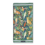 Jungle Tales - Strandtuch für Kinder - schadstofffrei, schnelltrocknend  & sanft zur Haut (140cm x 70cm) - WOODSANDWAVES