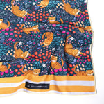 Tropical Tiger - Strandtuch für Kinder - schadstofffrei, schnelltrocknend  & sanft zur Haut (140cm x 70cm) - WOODSANDWAVES