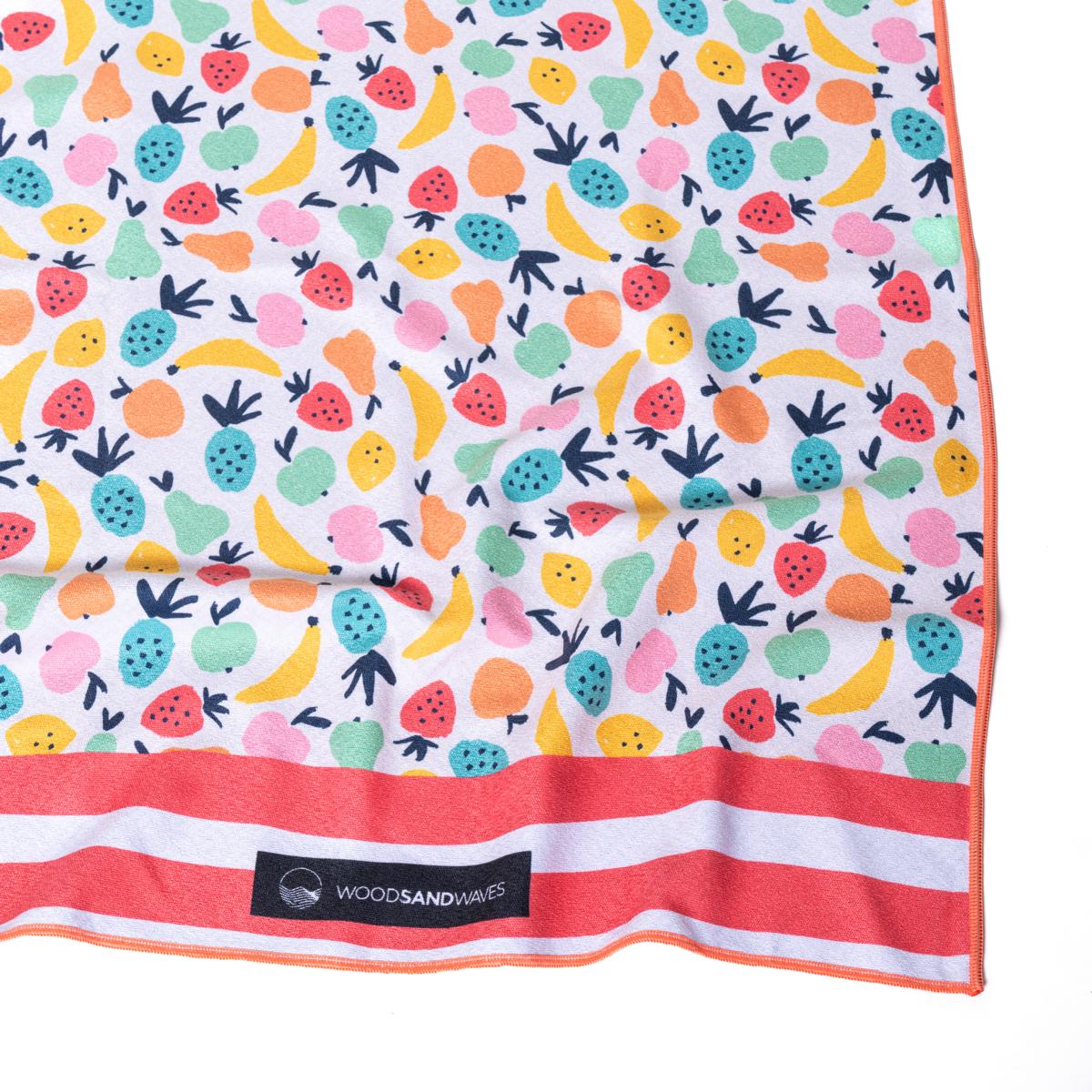 Sweet Summer - Strandtuch für Kinder - schadstofffrei, schnelltrocknend & sanft zur Haut (140cm x 70cm) - WOODSANDWAVES