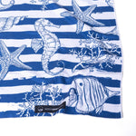 Tidal Treasures  - Strandtuch für Kinder - schadstofffrei, schnelltrocknend  & sanft zur Haut (140cm x 70cm) - WOODSANDWAVES