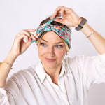 Bandana-Handtuch | Outdoor-Allrounder | Breezy Blooms - WOODSANDWAVES
