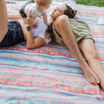 Bazaar of Dreams - Stranddecke XXL - 180cm x 160cm - leicht, kompakt & sandabweisend - WOODSANDWAVES