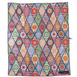 Mosaics - Stranddecke XXL - 180cm x 160cm - leicht, kompakt & sandabweisend - WOODSANDWAVES