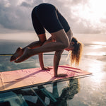 Peaceful Heaven - Rutschfestes Yoga-Handtuch mit Silikon-Noppen - WOODSANDWAVES