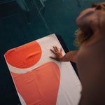 Inner Peace - Rutschfestes Yoga-Handtuch mit Silikon-Noppen - WOODSANDWAVES