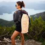 Sunset Waves - Ultra-leichtes Outdoor-und Wanderhandtuch  - 80cm x 40cm - WOODSANDWAVES