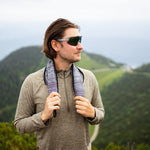 Dark Mind - Ultra-leichtes Outdoor-und Wanderhandtuch  - 80cm x 40cm - WOODSANDWAVES