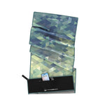 Trinity - Sporthandtuch mit Magnet & Zipper-Tasche - WOODSANDWAVES