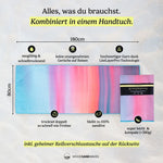 Horizon - Sandabweisendes Strandtuch mit Geheimfach (180cm x 80cm) - WOODSANDWAVES