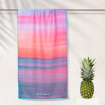 Horizon - Sandabweisendes Strandtuch mit Geheimfach (180cm x 80cm) - WOODSANDWAVES