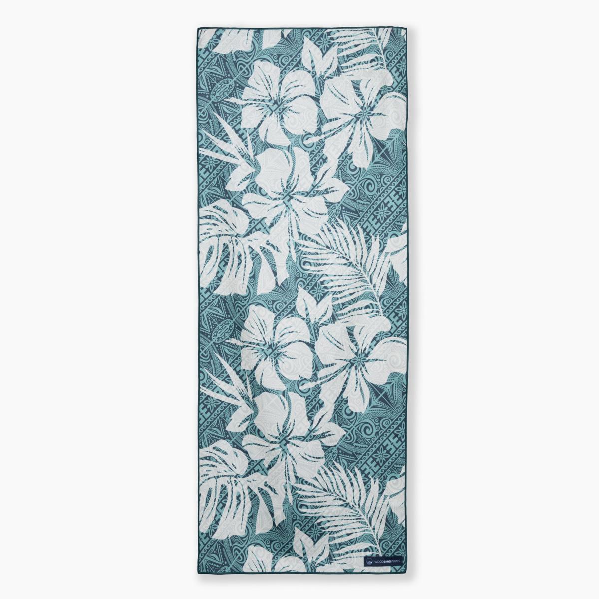 Ethno Fusion - Sandabweisendes Strandtuch mit Geheimfach (180cm x 80cm) - WOODSANDWAVES