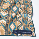 Golden Treasure - Sandabweisendes Strandtuch mit Geheimfach (180cm x 80cm) - WOODSANDWAVES