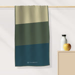 Summit Stripes I - Ultra-leichtes Outdoor-und Wanderhandtuch  - 80cm x 40cm - WOODSANDWAVES