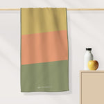 Summit Stripes II - Ultra-leichtes Outdoor-und Wanderhandtuch  - 80cm x 40cm - WOODSANDWAVES