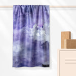 Lavender Skies - Rutschfestes Yoga-Handtuch mit Silikon-Noppen - WOODSANDWAVES