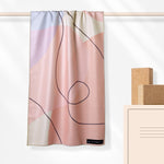 Patient Path - Rutschfestes Yoga-Handtuch mit Silikon-Noppen - WOODSANDWAVES