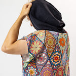 Surf-Poncho Mosaics - für Frauen & Männer - aus schnelltrocknender und ultra-leichter Mikrofaser - WOODSANDWAVES