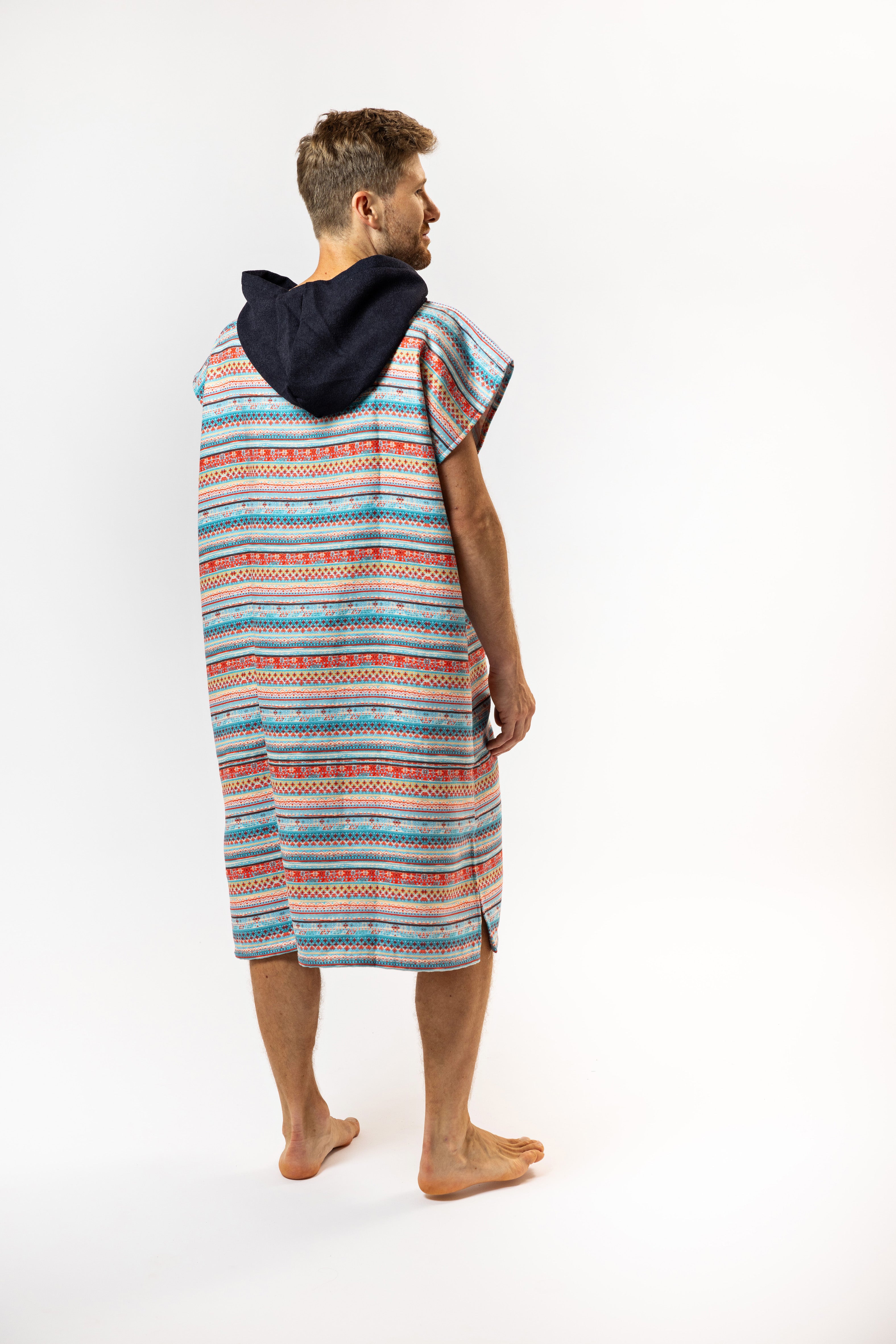Surf-Poncho Bazaar of Dreams - für Frauen & Männer - aus schnelltrocknender und ultra-leichter Mikrofaser - WOODSANDWAVES