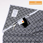 Sunset Waves - Stranddecke XXL - 180cm x 160cm - leicht, kompakt & sandabweisend - WOODSANDWAVES