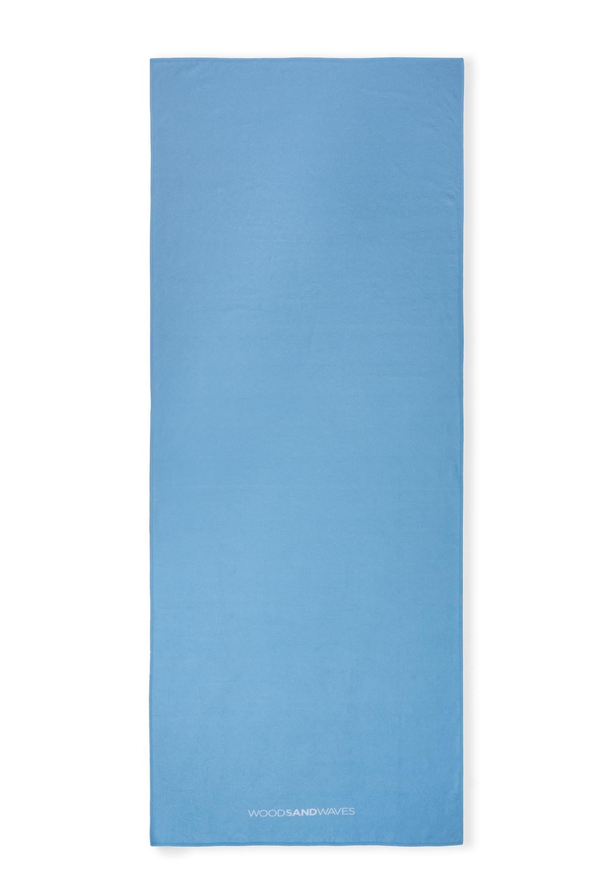 Airy Blue - Rutschfestes Yoga-Handtuch mit Silikon-Noppen