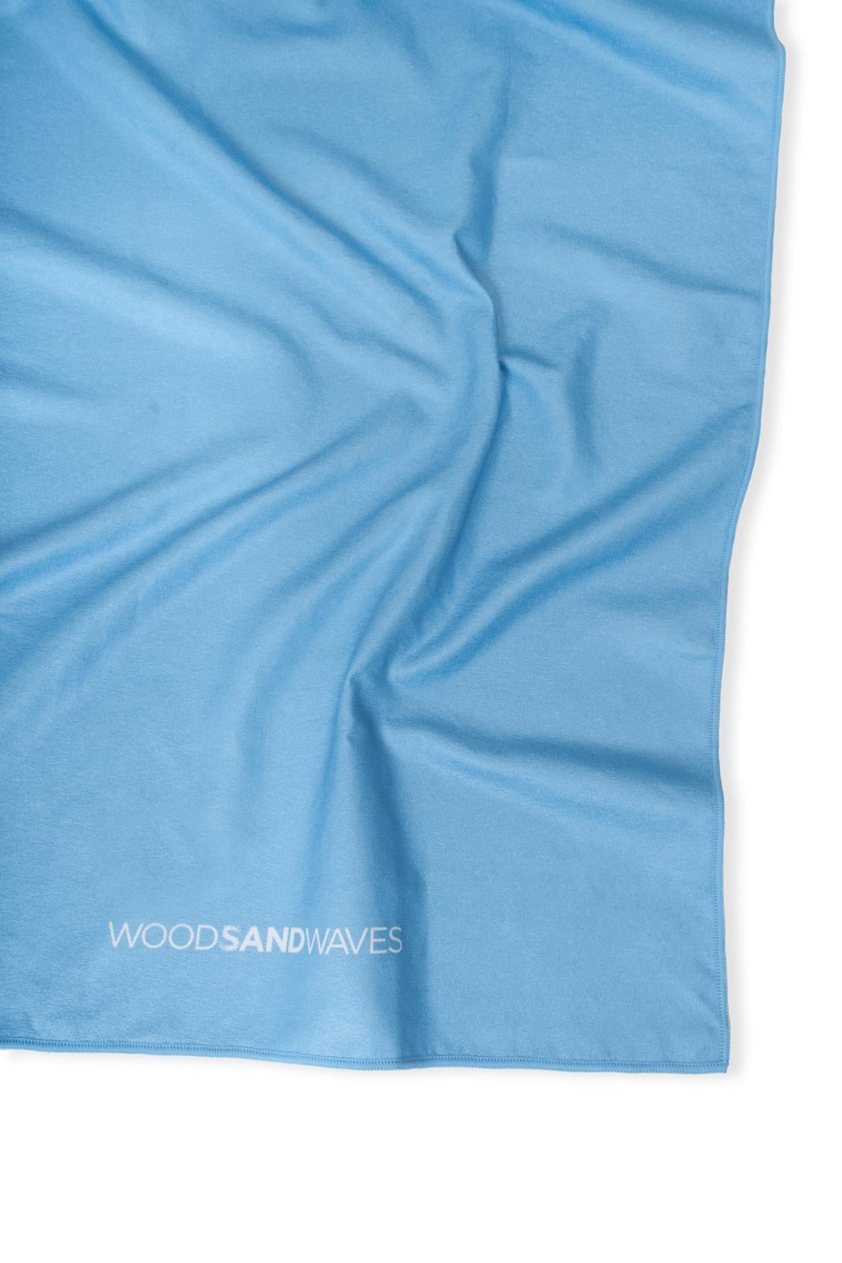 Airy Blue - Rutschfestes Yoga-Handtuch mit Silikon-Noppen