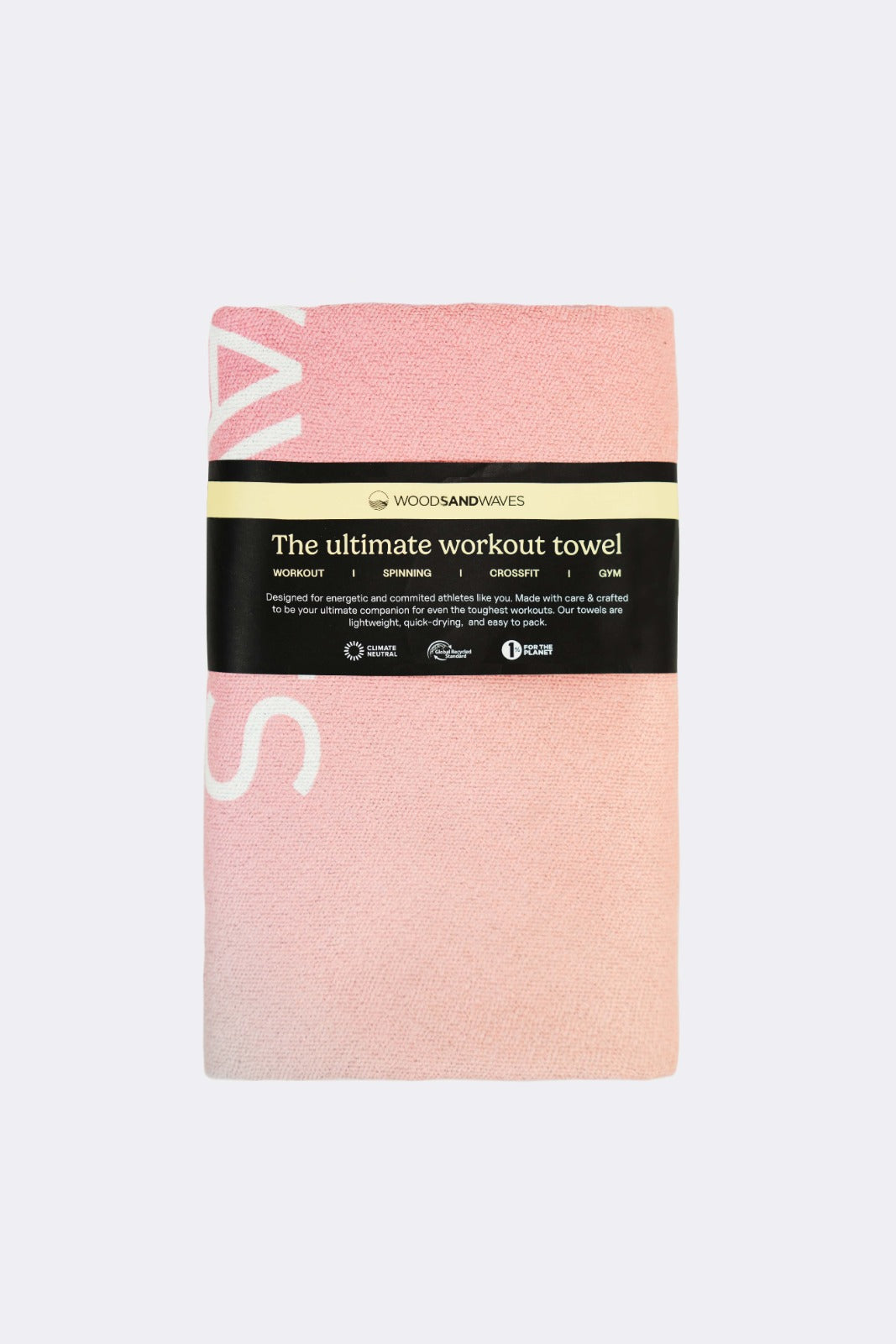Colourful Temptation - Sporthandtuch mit Magnet & Zipper-Tasche - WOODSANDWAVES