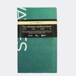 Green Temptation - Sporthandtuch mit Magnet & Zipper-Tasche - WOODSANDWAVES