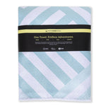 Mint Relaxation - Stranddecke XXL - 180cm x 160cm - leicht, kompakt & sandabweisend - WOODSANDWAVES