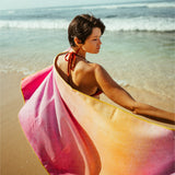 Peaceful Heaven - Sandabweisendes Strandtuch mit Geheimfach - WOODSANDWAVES