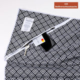 Kaleidoscope Orange - Stranddecke XXL - 180cm x 160cm - leicht, kompakt & sandabweisend - WOODSANDWAVES