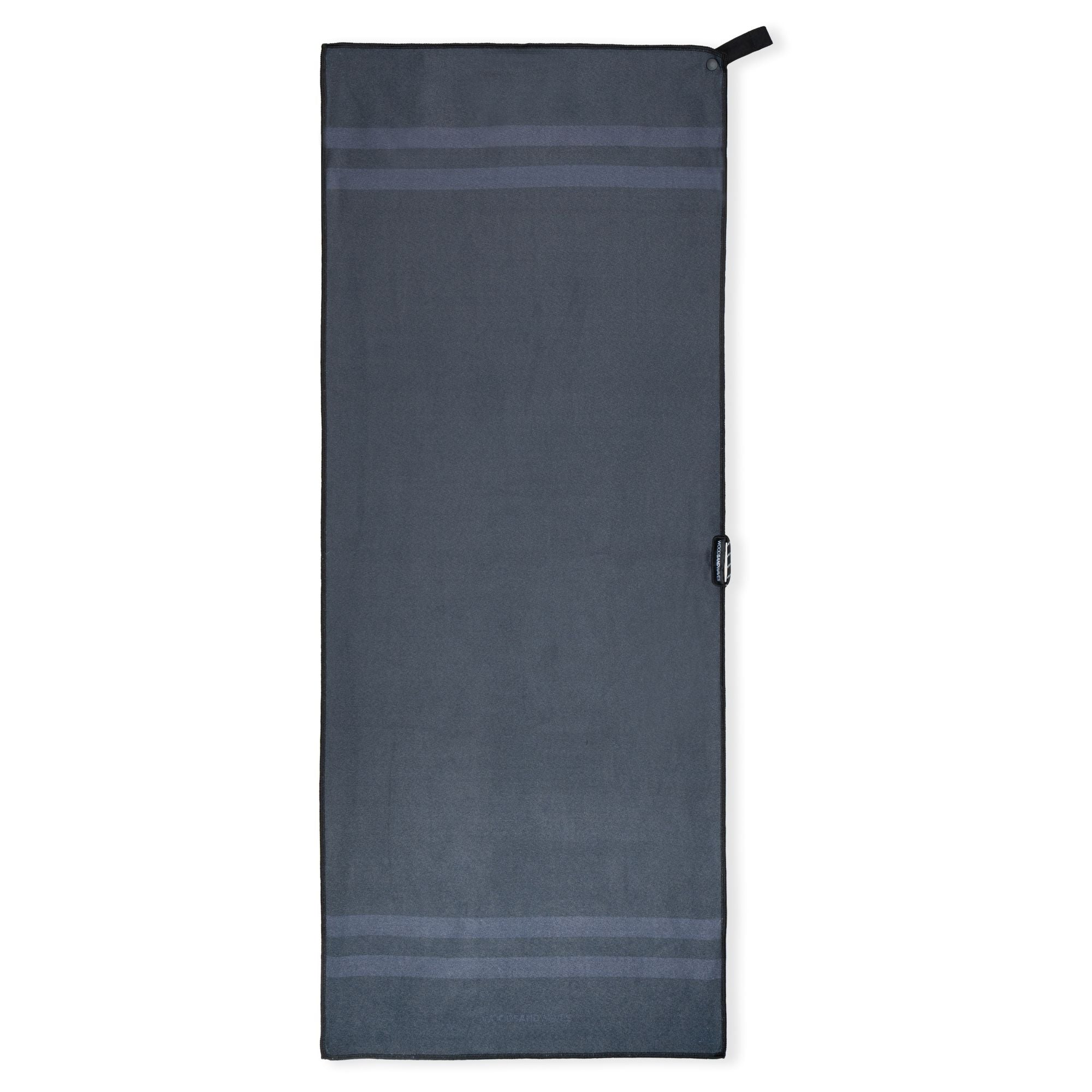 Stripes Phantom - Sporthandtuch mit Magnet & Zipper-Tasche - WOODSANDWAVES