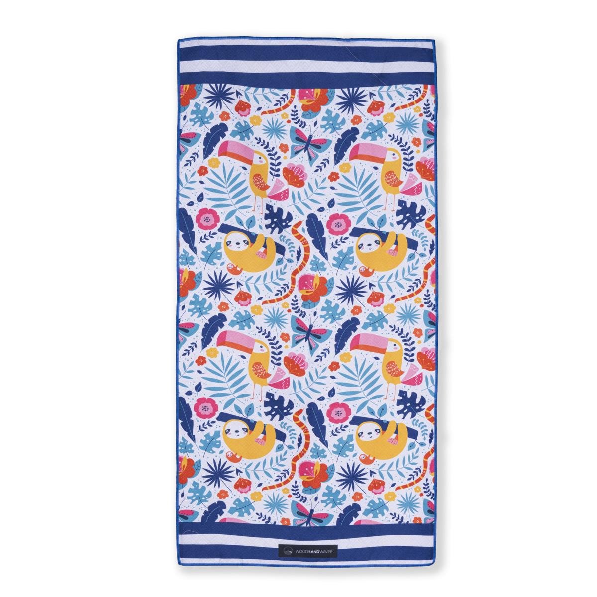 Jungle Fever - Strandtuch für Kinder - schadstofffrei & sanft zur Haut - woodsandwaves.co