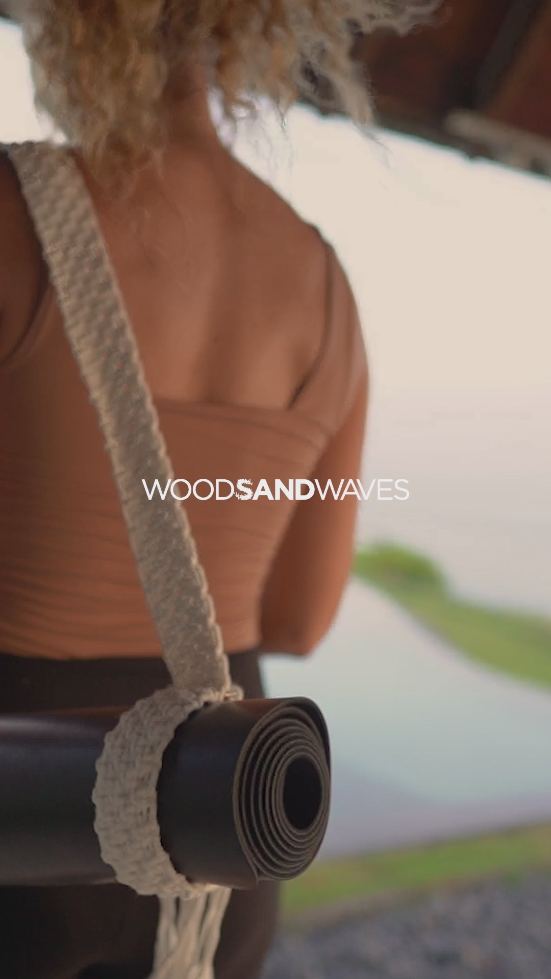 Waves of Zen - Antislip yogahanddoek met siliconen noppen 