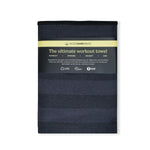 Stripes Phantom - Sporthandtuch mit Magnet & Zipper-Tasche - WOODSANDWAVES